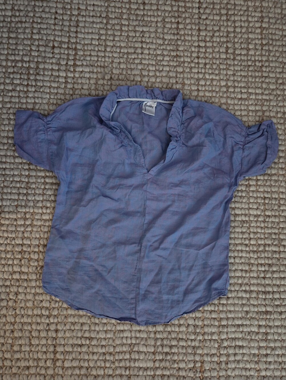 Finley Crosby Ruffle Sleeved Top